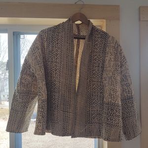 Handmade kimono style jacket.